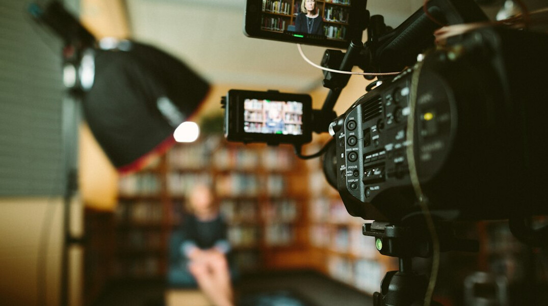 indie filmmaker reviewing footage