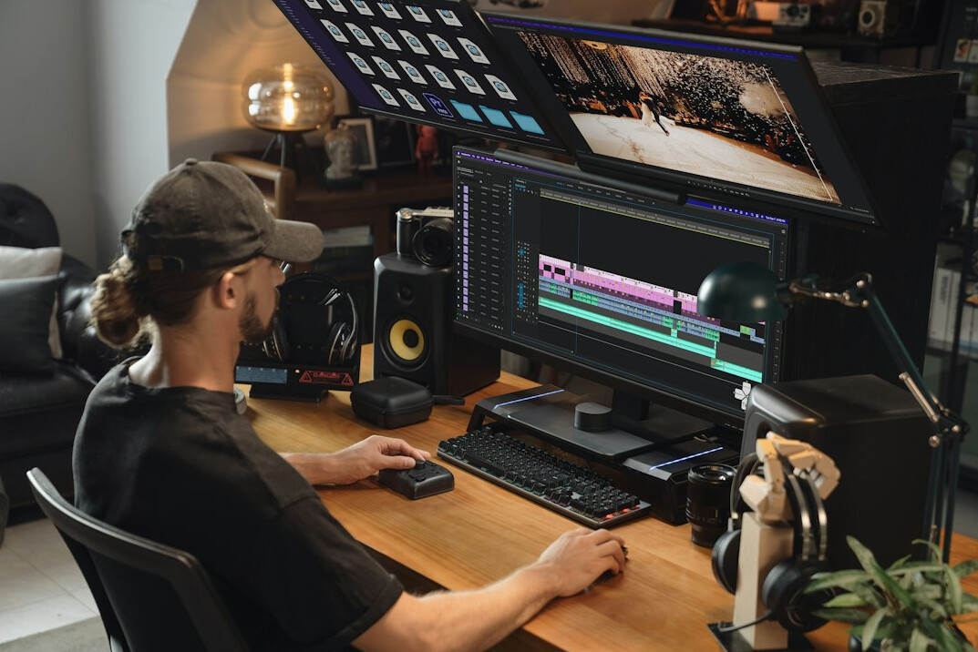 cinematic video editing timeline
