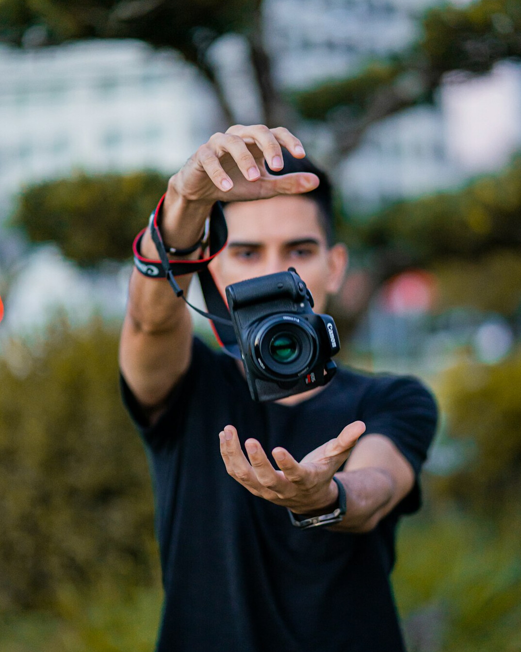 young brazilian filmmaker editing